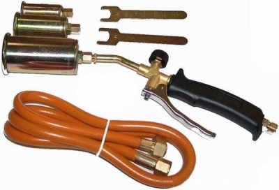Plynový opalovací hořák PB + 3 koncovky MAR-POL M78391