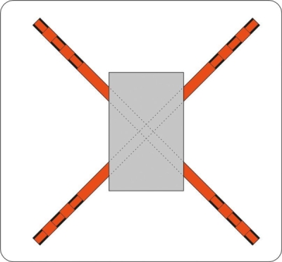 Pásy na stěhování nábytku 8 x 280 cm 2 ks Yato YT-74260