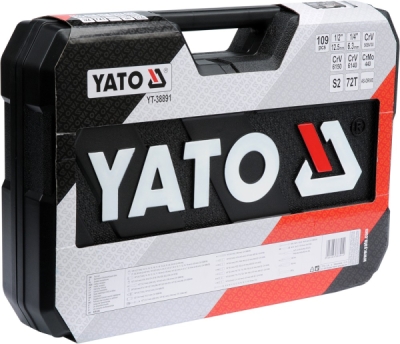 Profesionální sada nářadí Yato YT-38891 – 109 ks