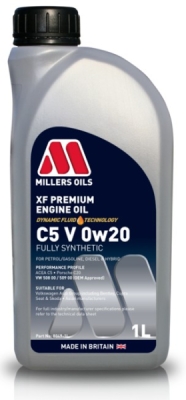 Motorový olej Millers Oils XF Premium C5 V 0W-20, 1L