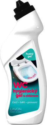 LAVON WC hygienický gel s chlórem 750ml