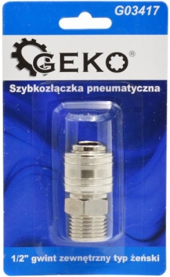 Rychlospojka vzduchová 1/2", vnější závit, samice GEKO G03417