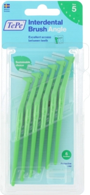 TePe Angle mezizubní kartáčky 5 zelené (0,8 mm) 6 ks