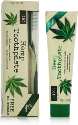 Xpel Oral Care Hemp zubní pasta 100 ml + zubní kartáček