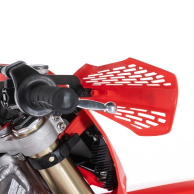 Chrániče páček POLISPORT 8308700007 MX FORCE s univerzální montážní sadou na řidítka Red CR04