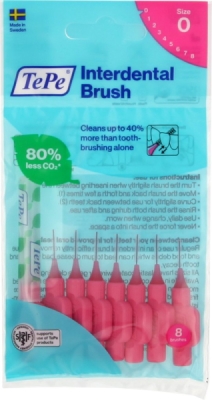 TePe Original mezizubní kartáčky 0 růžové (0,4 mm) 8 ks