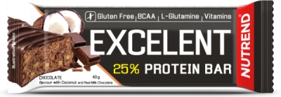 Nutrend Tyčinka EXCELENT 40g čokoládová s kokosem