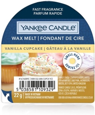 YANKEE CANDLE VANILLA CUPCAKE VONNÝ VOSK DO AROMALAMPY NOVÝ