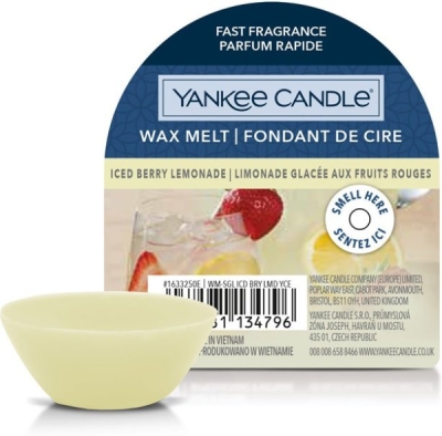 YANKEE CANDLE ICED BERRY LEMONADE VONNÝ VOSK DO AROMALAMPY NOVÝ
