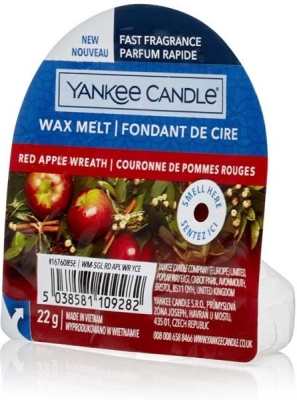 YANKEE CANDLE RED APPLE WREATH VONNÝ VOSK DO AROMALAMPY NOVÝ