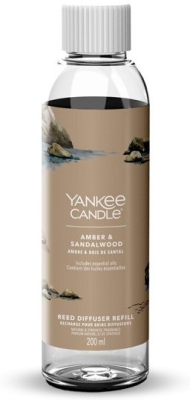 YANKEE CANDLE SIGNATURE AMBER & SANDALWOOD REED NÁPLŇ