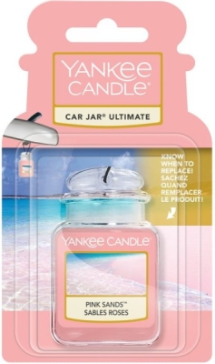 YANKEE CANDLE PINK SANDS VŮNĚ DO AUTA - LUXUSNÍ VISAČKA