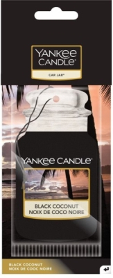 YANKEE CANDLE BLACK COCONUT VŮNĚ DO AUTA - PAPÍROVÁ AUTO VISAČKA