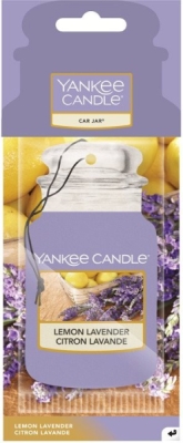 YANKEE CANDLE LEMON LAVENDER VŮNĚ DO AUTA - PAPÍROVÁ AUTO VISAČKA