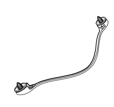 Popruh víka SHAD D1B1TIR pro SH50/SH48/SH45/SH39/SH37/SH34/SH33/SH29/SH26