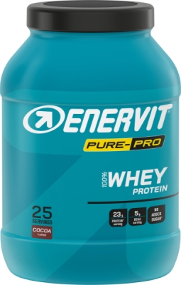 Enervit 100% Whey Protein, dóza, 750 g kakao