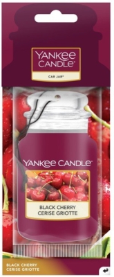 YANKEE CANDLE BLACK CHERRY VŮNĚ DO AUTA - PAPÍROVÁ AUTO VISAČKA