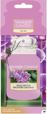 YANKEE CANDLE WILD ORCHID VŮNĚ DO AUTA - PAPÍROVÁ AUTO VISAČKA