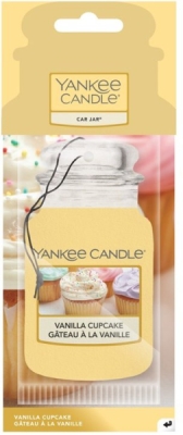 YANKEE CANDLE VANILLA CUPCAKE VŮNĚ DO AUTA - PAPÍROVÁ AUTO VISAČKA