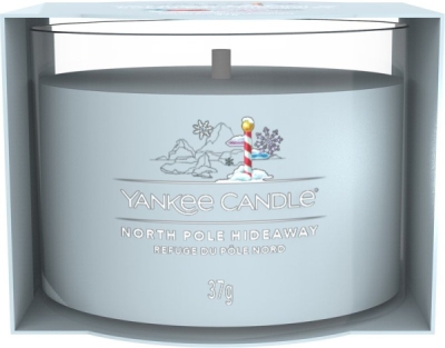 YANKEE CANDLE VOTIVNÍ SVÍČKA PLNĚNÁ VE SKLE NORTH POLE HIDEAWAY