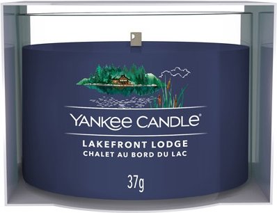 YANKEE CANDLE VOTIVNÍ SVÍČKA PLNĚNÁ VE SKLE LAKEFRONT LODGE