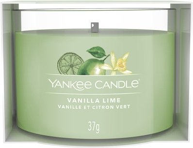 YANKEE CANDLE VOTIVNÍ SVÍČKA PLNĚNÁ VE SKLE VANILLA LIME