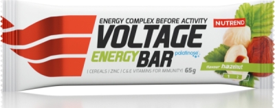 Nutrend Tyčinka VOLTAGE ENERGY BAR 65g oříšek