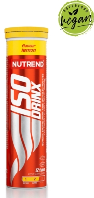 Nutrend ISODRINX TABS, citron, tuba obsahuje 12 tablet