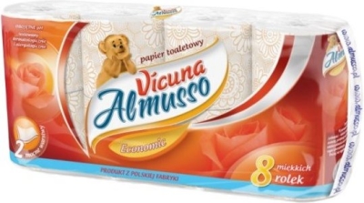 Almusso toaletní papír Vicuna economic 2 vrstvý 8 ks
