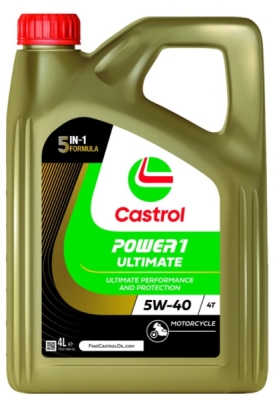 Motorový olej Castrol Power 1 Ultimate 4T 5W-40, 4L