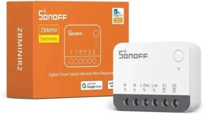 SONOFF ZBMINIR2 Extreme Zigbee Smart Spínač (Vyžaduje Neutrální Vodič)