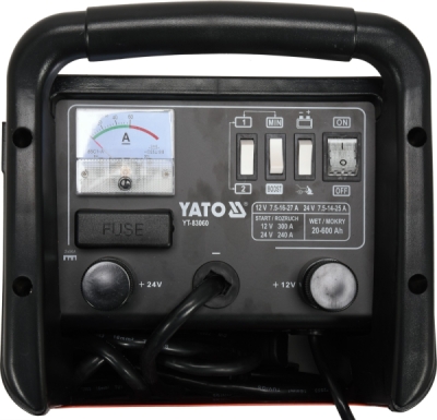 Yato Nabíjačka so štartovacou stanicou 12V-300A / 24V-240A
