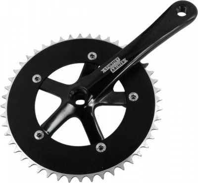Kliky Sturmey-Archer fct24 1x1 44z 170mm černé