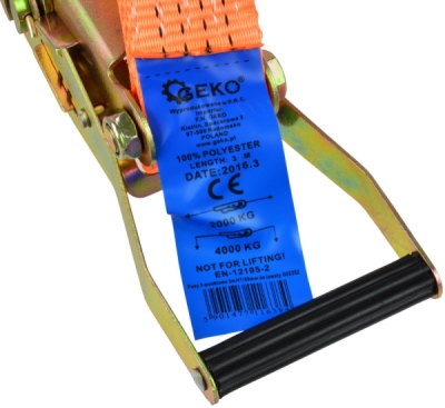 Pás upínací ráčnový s háky, 3m x 50mm, 4t GEKO G02352
