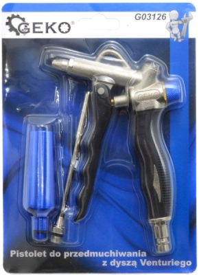 Ofukovací pistole 1/4" s Venturi tryskou GEKO G03126