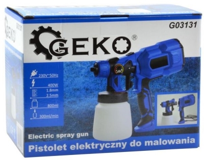 Elektrická stříkací pistole malířská 400W GEKO G03131