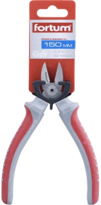 Kleště štípací boční pro elektroniku, 150mm, 61CrV5 FORTUM