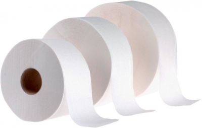 Toaletní papír Jumbo 240 2vr,180m, 65% bělost (6ks) recykl.