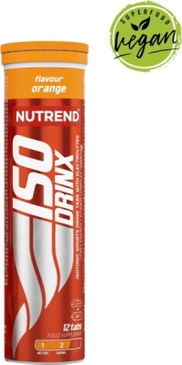 Nutrend ISODRINX TABS, pomeranč, tuba obsahuje 12 tablet