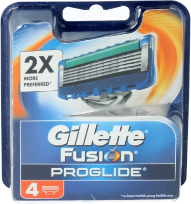 Gillette Fusion Proglide náhradní břity na holení 4 ks M