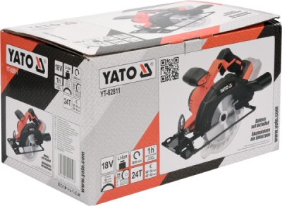 Pila kotoučová AKU 18V (bez baterie) Yato YT-82811