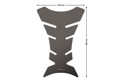 Tankpad PUIG PERFORMANCE 4051C karbonový vzhled