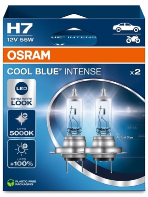 Žárovka Osram H7, Cool Blue Intense 64210CBN-2HB