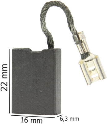 Náhradní uhlíky k elektrickému nářadí 6x16 mm MAR-POL S23004