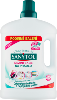 Sanytol dezinfekce na prádlo bílé květy 1,5 l