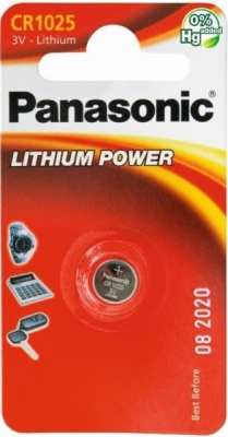 Panasonic Lithium Power knoflíková baterie CR1025