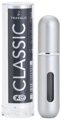 Travalo Classic plniteľný rozprašovač parfémov Silver 5 ml