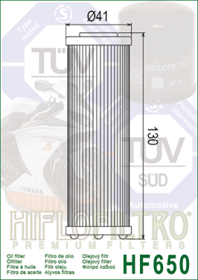 Olejový filtr HIFLOFILTRO HF650