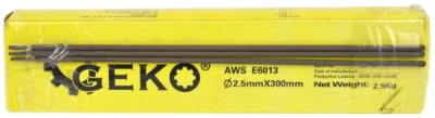 Elektrody rutilové 2,5mm 300mm 2,5kg růžové GEKO G74200