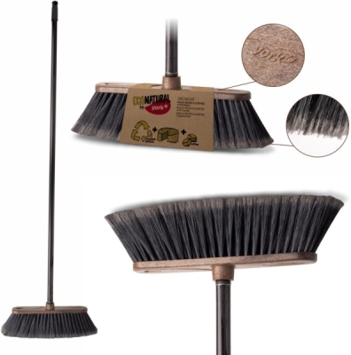 YORK metla dřevo + káva s tyčí 120 cm ECO